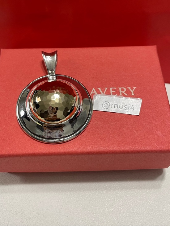 James Avery Jewelry - Retired James Avery Gold Hammered Dome Pendant